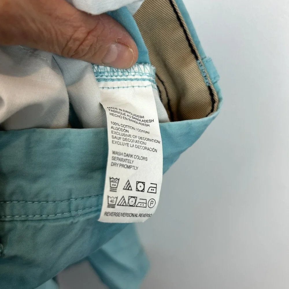 Izod Saltwater Shorts Men 38 Flat Front Lightweight Pockets Lot of 2 Casual Flaw